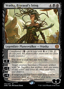 *Foil Vraska, Betrayal's Sting — PONE — 115p