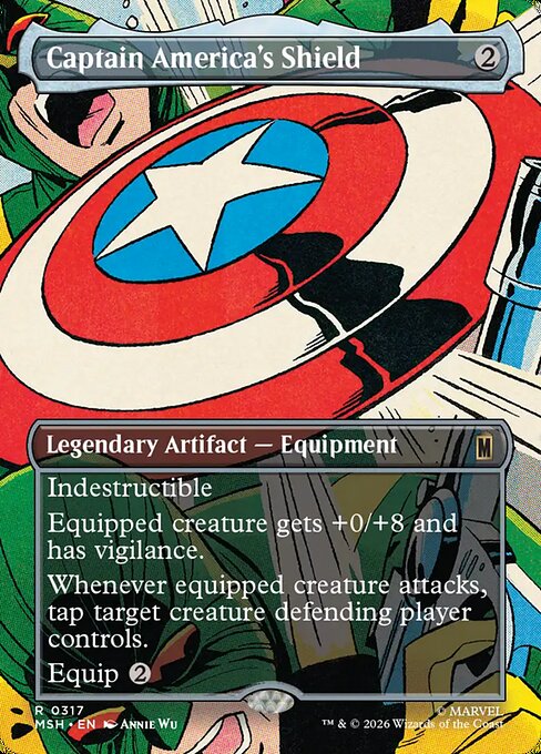 Captain America's Shield - Marvel Super Heroes #317