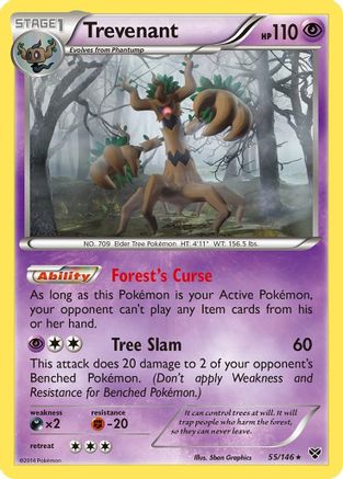 Trevenant - XY Base Set #55
