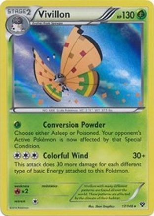 Vivillon (High Plains [Orange]) - XY Base Set #17
