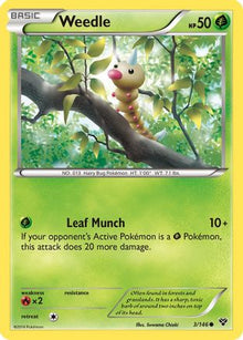 Weedle - XY Base Set #3