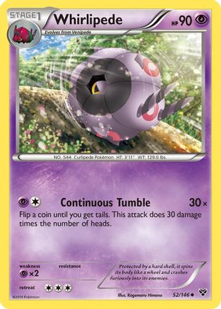 Whirlipede - XY Base Set #52