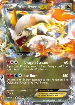 White Kyurem EX - Legendary Treasures #101