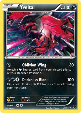 Yveltal - XY Base Set #78