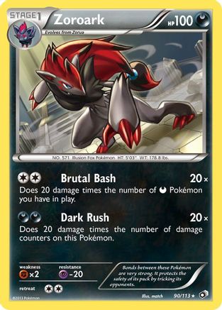 Zoroark - Legendary Treasures #90