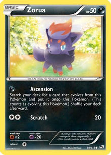 Zorua - Legendary Treasures #89