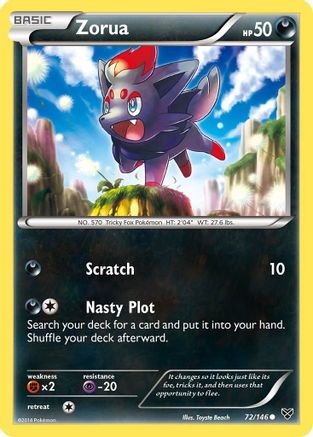 Zorua - XY Base Set #72