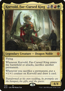 Korvold, Fae-Cursed King - (eld-329) - Near Mint (*Foil )