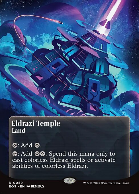 *Foil Eldrazi Temple — eos — 59