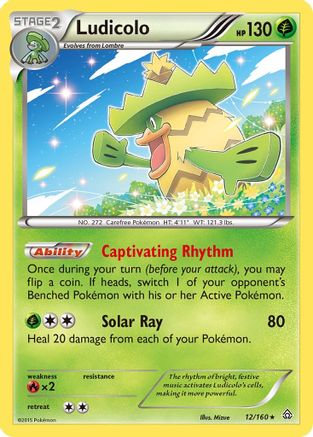Ludicolo - XY - Primal Clash #12