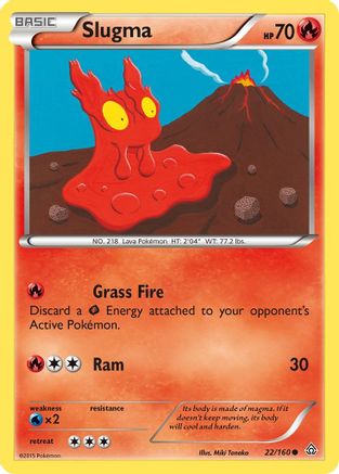 Slugma - XY - Primal Clash #22
