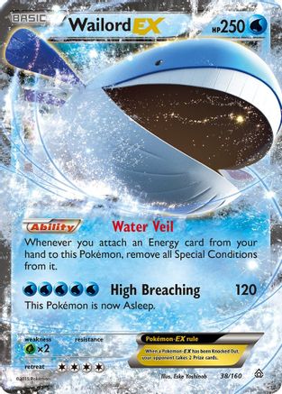 Wailord EX - XY - Primal Clash #38