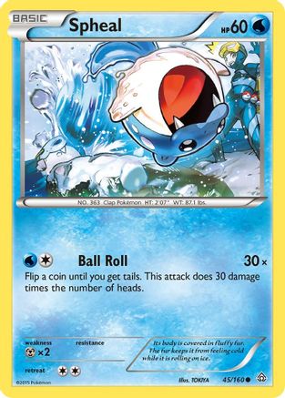 Spheal (45) - XY - Primal Clash #45