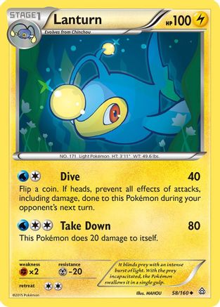 Lanturn - XY - Primal Clash #58