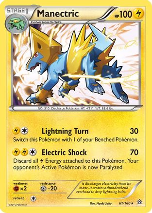 Manectric - XY - Primal Clash #61