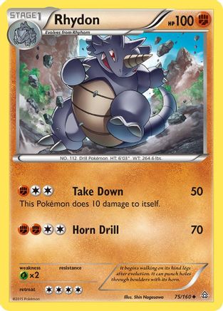 Rhydon - XY - Primal Clash #75