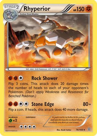Rhyperior - XY - Primal Clash #76