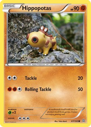 Hippopotas - XY - Primal Clash #87