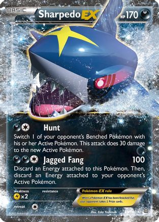 Sharpedo EX - XY - Primal Clash #91