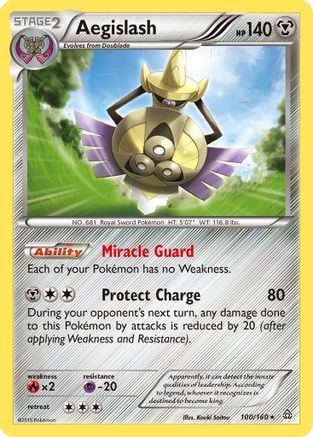 Aegislash - XY - Primal Clash #100