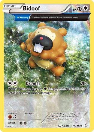 Bidoof (Alpha) - XY - Primal Clash #117