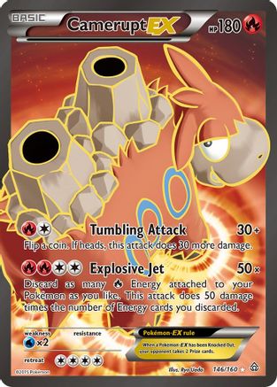 Camerupt EX (146 Full Art) - XY - Primal Clash #146