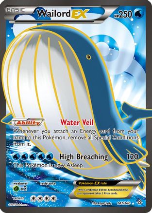Wailord EX (147 Full Art) - XY - Primal Clash #147