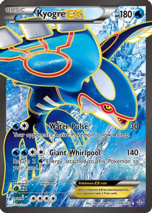 Kyogre EX (148 Full Art) - XY - Primal Clash #148