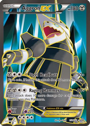 Aggron EX (153 Full Art) - XY - Primal Clash #153