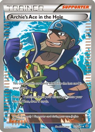 Archie's Ace in the Hole (157 Full Art) - XY - Primal Clash #157