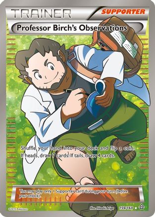 Professor Birch's Observations (159 Full Art) - XY - Primal Clash #159