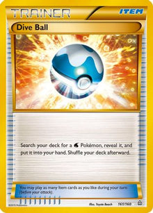 Dive Ball (161 Secret Rare) - XY - Primal Clash #161
