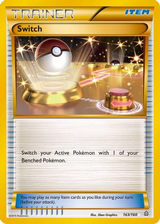 Switch (163 Secret Rare) - XY - Primal Clash #163