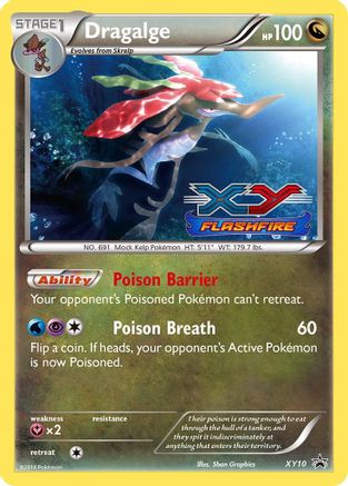 Dragalge - XY10 (Prerelease) - XY Promos #XY10