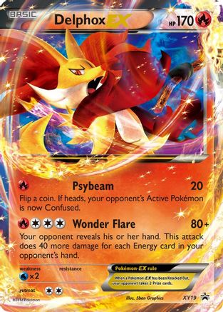 Delphox EX - XY19 - XY Promos #XY19