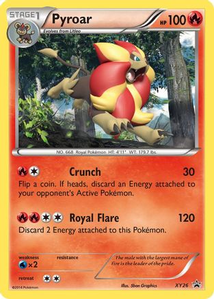 Pyroar - XY26 - XY Promos #XY26