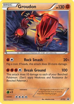 Groudon - XY52 - XY Promos #XY52