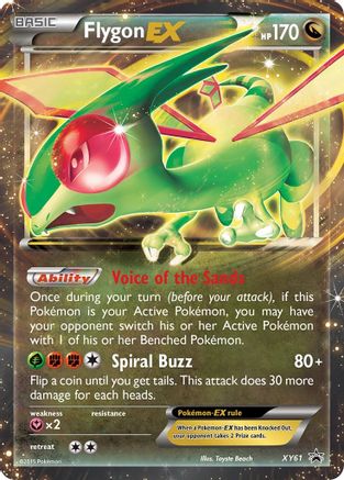 Flygon EX - XY Promos #XY61