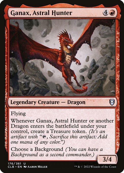*Foil Ganax, Astral Hunter — CLB — 176
