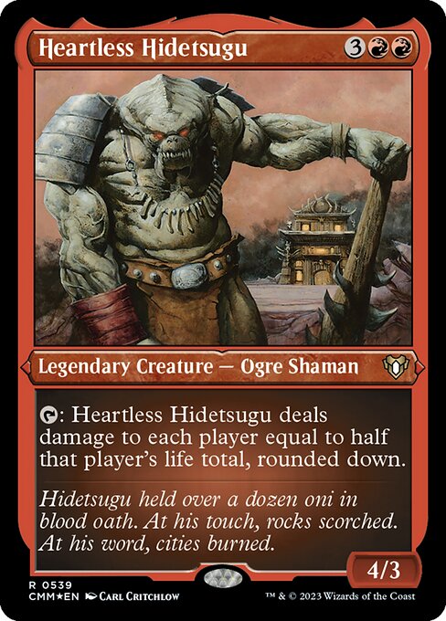 Heartless Hidetsugu - cmm Commander Masters - #539