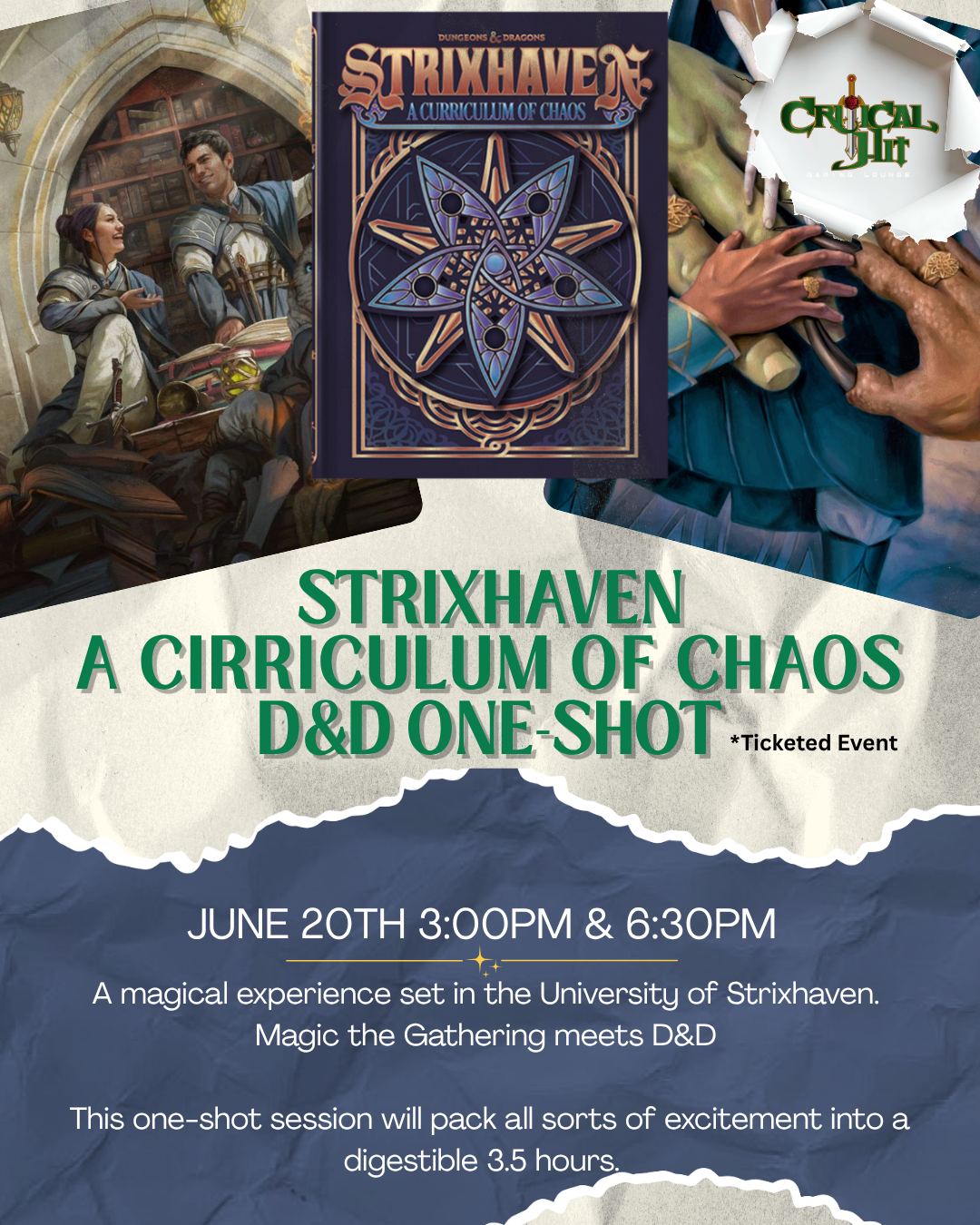 D&D One-shot Campaign - Strixhaven - June 20th