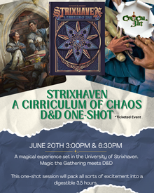 D&D One-shot Campaign - Strixhaven - June 20th