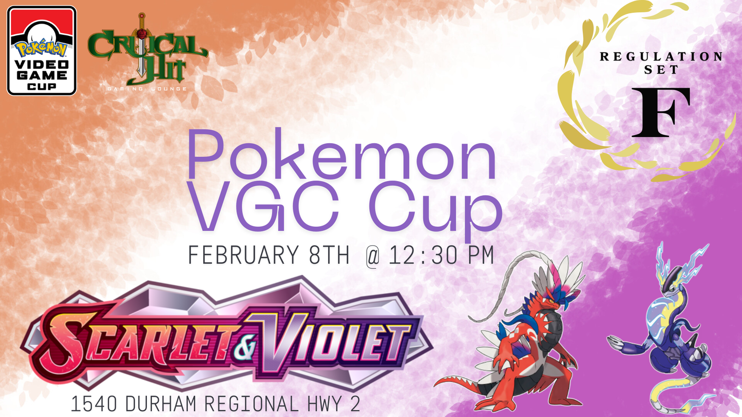 Pokemon VGC Cup - February 8th 2026