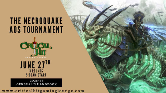 The Necroquake - AOS Tournament June 27th