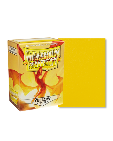 Matte Yellow Dragon Shields