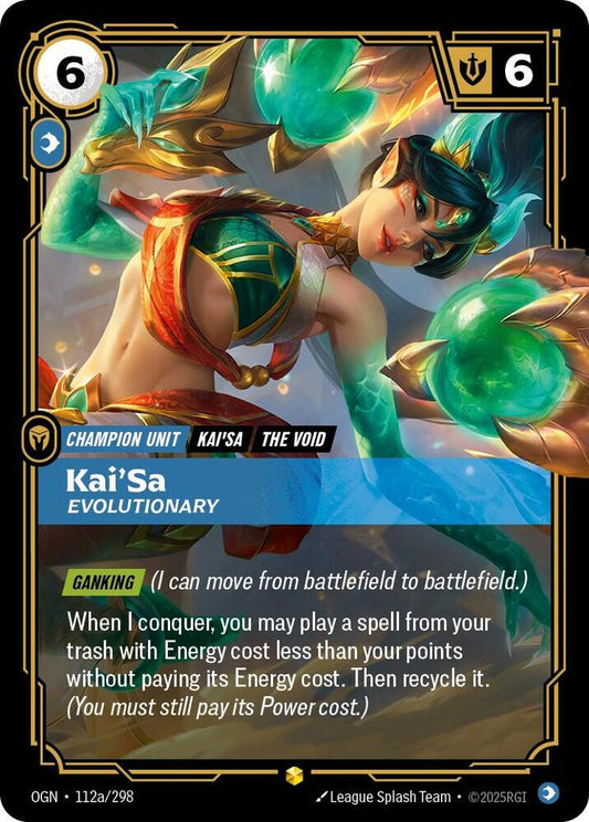 Kai'Sa - Evolutionary (Alternate Art) - Origins (OGN) - Alternate Art - 112a/298