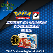 Pokemon TCG League Challenge -November 29th
