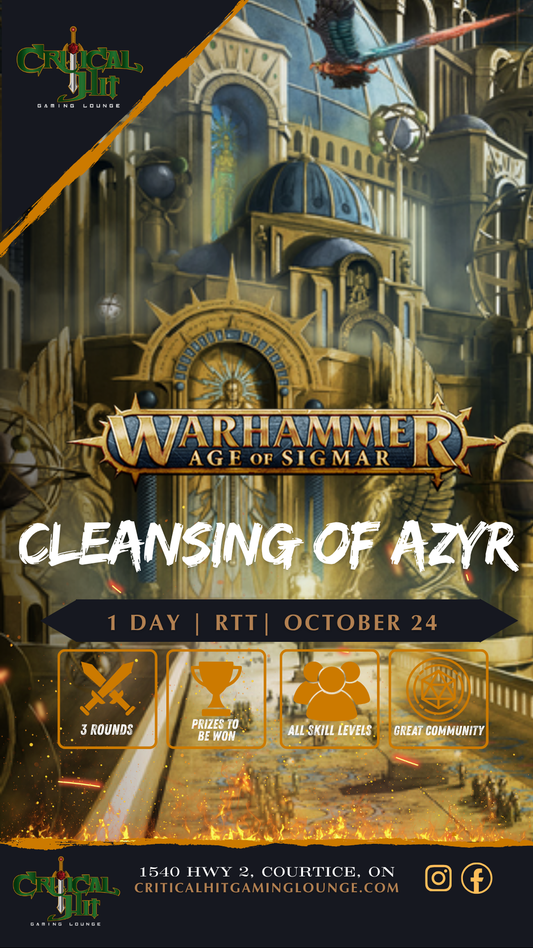 Cleansing of Azyr - Warhammer AOS Tournament RTT -October 24th