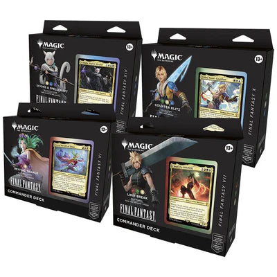 MTG Final Fantasy: Commander Deck Set of 4