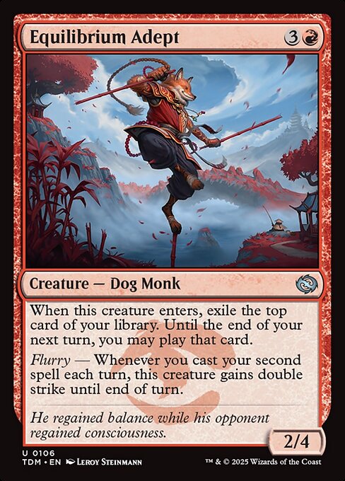 *Foil Equilibrium Adept — TDM — 106